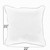Diamond Outdoor Patio Square Corded Throw Pillow - 22" - Gray and Cream