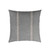 Striped Outdoor Patio Square Throw Pillow - 16" - Gray and Tan
