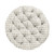 Tufted Geometric Round Outdoor Papasan Cushion - 44" - Brown and Beige