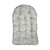 Floral Outdoor Patio Egg Chair Cushion - 44" - Blue and White