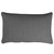 Corded Textured Outdoor Patio Lumbar Throw Pillow - 24" - Gray
