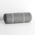 Striped Cylindrical Patio Outdoor Bolster Throw Pillow - 20" - Gray and Beige