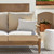 Corded Diamond Outdoor Lumbar Throw Pillow - 24" - Gray