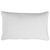 Corded Diamond Outdoor Lumbar Throw Pillow - 24" - White