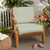 2-Piece Solid Outdoor Patio Deep Seating Cushion Set - 30" - Green