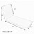 Diamond Outdoor Patio Chaise Lounge Cushion - 79" - Tan