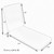 Striped Outdoor Patio Chaise Lounge Cushion - 73" - Blue and White