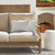 Diamond Pattern Rectangular Outdoor Patio Lumbar Throw Pillow - 18" - Cream - Set of 2