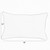 Diamond Pattern Rectangular Outdoor Patio Lumbar Throw Pillow - 18" - Cream - Set of 2