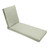 Textured Outdoor Patio Chaise Lounge Cushion - 79" - Green