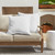 Diamond Pattern Outdoor Patio Square Throw Pillow - 24" - White - Set of 2