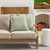 Texture Corded Square Throw Pillow - 18" - Green - Set of 2