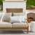 Diamond Pattern Outdoor Patio Rectangular Lumbar Throw Pillow - 24" - White - Set of 2
