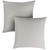 Diamond pattern Square Outdoor Throw Pillow - 20" - Cream - Set of 2