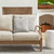 Diamond pattern Square Outdoor Throw Pillow - 20" - Cream - Set of 2