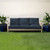 6-Piece Outdoor Patio Pillow and Cushion Set - 30" - Blue