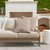 Texture Square Throw Pillow - 24" - Tan - Set of 2