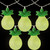10-Count Green Pineapple LED String Lights - 4.5ft Clear Wire