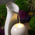 LED Lighted Ceramic Outdoor Garden Fountain - 31.5" - Cream