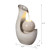 LED Lighted Ceramic Outdoor Garden Fountain - 31.5" - Cream
