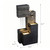 LED Lighted Outdoor Garden Fountain - 33.5" - Dark Gray