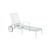 Cast Aluminum Outdoor Garden Bench - 53" - White
