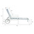 Cast Aluminum Outdoor Garden Bench - 53" - White
