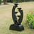 Outdoor Cups Garden Water Fountain - 44" - Black