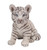 Sitting Tiger Cub Outdoor Garden Statue - 9.5"