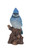 Battery Operated Blue Jay Outdoor Garden Statue - 6.5"