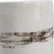 Cylindrical Distressed Ceramic Accent Stool - 18" - Cream and Brown