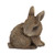 Mini Bunny Rabbit Outdoor Garden Figurines - 5" - Brown