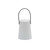 Small LED Lighted Flameless Outdoor Lantern Candle - 5.5" - White and Gray