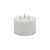 Small LED Lighted 3 Wicked Flameless Candle - 6" - White