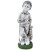 Golfer Boy with Clubs Outdoor Garden Statue - 17"