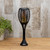 LED Lighted Tiki Torch Outdoor Solar Lantern - 30.75" - Black