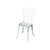 3-Piece Cast Aluminum Outdoor Bistro Set with LED Lights - 35" - White