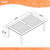 Set of 7 Brown and Gray Rectangular Amazonia Eucalyptus Wood Indoor and Outdoor Patio Dining Set, 5.25'