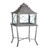 54.5" Vintage Styled Decorative Lanterns with Stand and Glass Panels