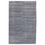 7.75' x 10.75' Gray and Blue Solid Hand Woven Rectangular Outdoor Area Throw Rug
