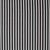 Striped Square Outdoor Patio Bean Pouf Ottoman - 30" - Black and White