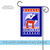 Blue and Red Vote Democrat Outdoor Garden Flag 18" x 12.5"