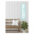 Rectangular "Balcony" Rectangular Outdoor Wall Sign - 35" - Blue and White