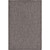6' x 9' Black and Gray Solid Rectangular Outdoor Area Throw Rug