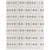 7.75' x 10' Ivory and Gray Geometric Outdoor Rectangular Area Throw Rug