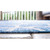 8' x 11.25' Blue and Ivory Animal Print Rectangular Outdoor Area Throw Rug