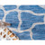 8' x 11.25' Blue and Ivory Animal Print Rectangular Outdoor Area Throw Rug