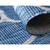 8' x 11.25' Blue and Ivory Animal Print Rectangular Outdoor Area Throw Rug