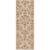 2' x 6' Beige and Brown Damask Rectangular Outdoor Rug Runner