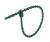 10ct Green Heavy Duty Christmas Garland Ties for Attaching Lights & Decorations
